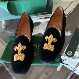 Mens Stubbs and Wootton size 11 black/gold like new!